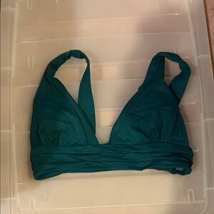 Elegant Teal Bikini Top